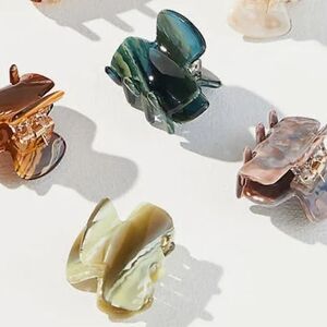 Elegant Multicolor Hair Claw Clips Set